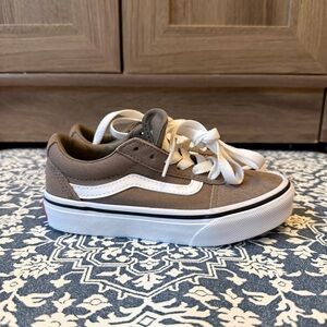 Vans Ward Walnut US Missy Size 12 Lace Up Canvas sneakers